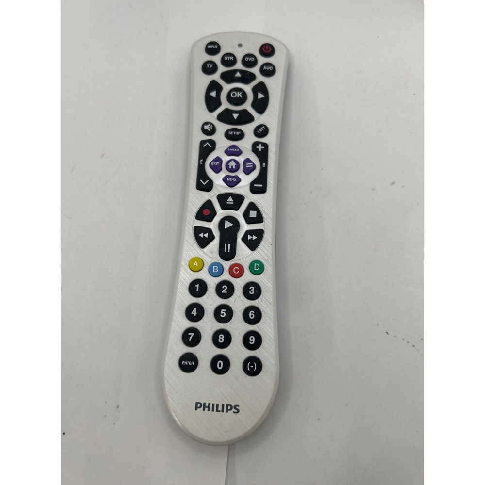 Philips Universal Remote Control White TV DVD‎ Stream Setup Menu